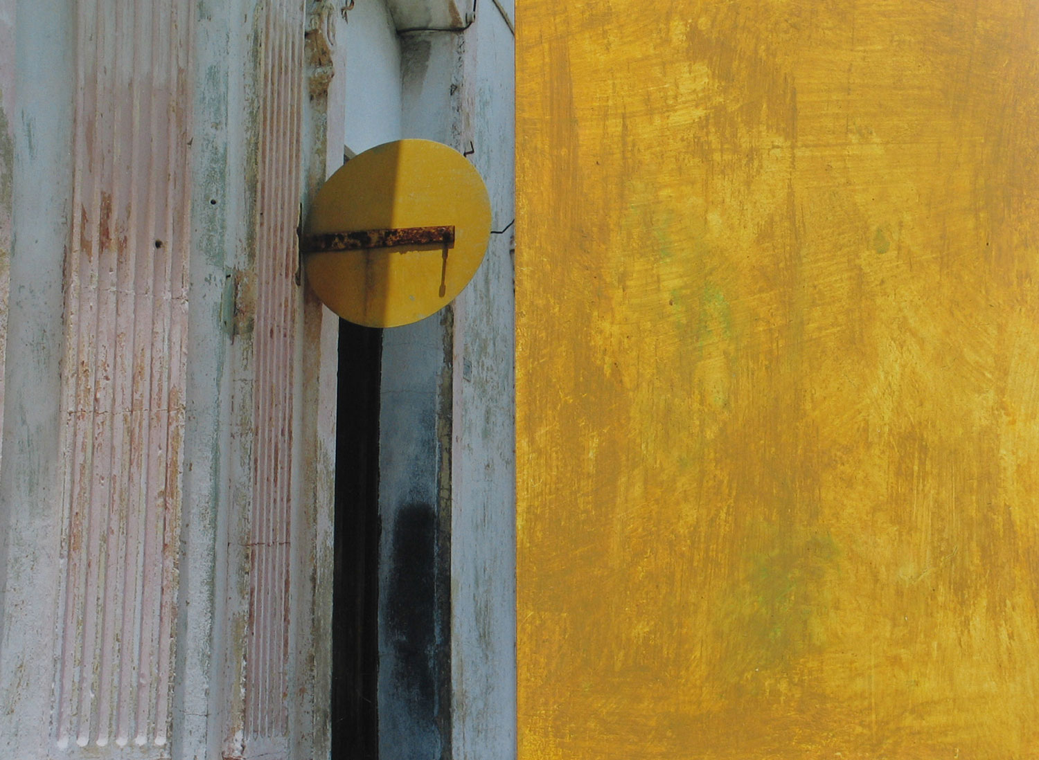 ZR-Kuba – giving color 8, 2010, Foto übermalt, 50 x 70 cm